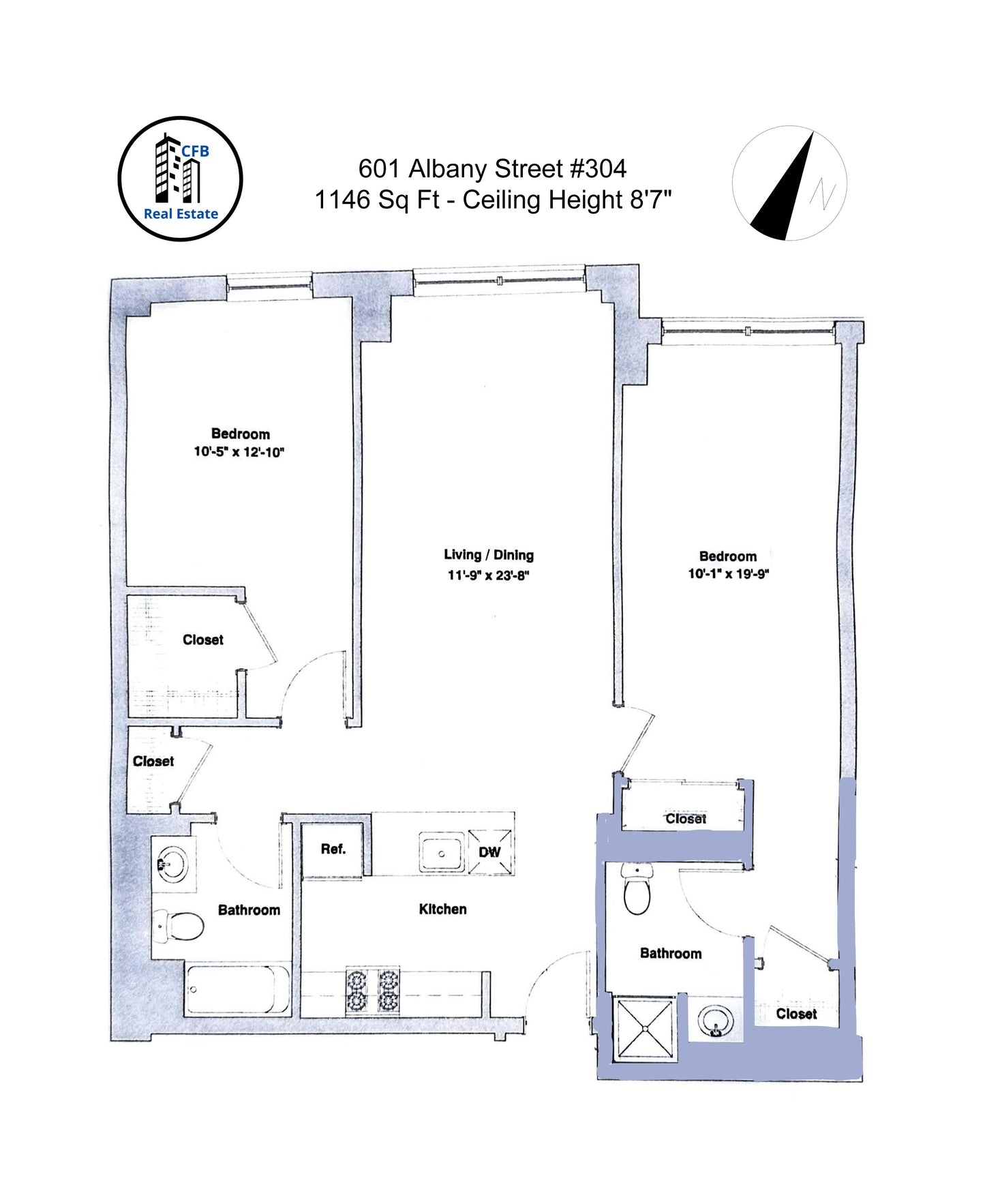 APPLICATION PENDING $4,250 / 2br - 1146ft2 - ➽Alluring South End 2 Bedroom 2 Bathroom Available June! (South End)