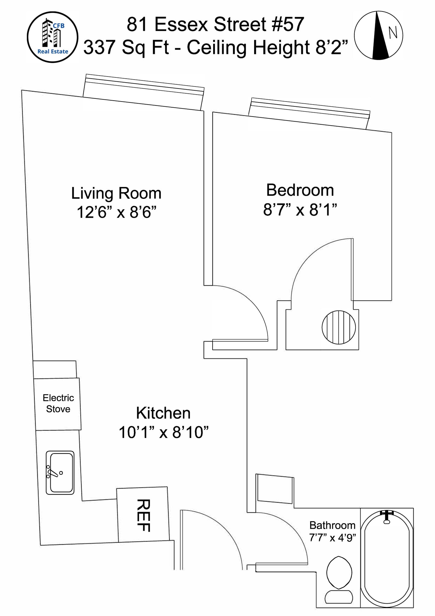 $2,675 / 1br - 337ft2 - ➽Comfy Chinatown 1 Bedroom Available August! No Broker Fee! (Chinatown)