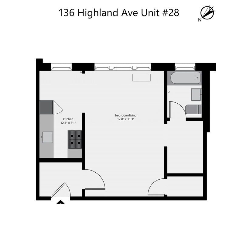 APPLICATION PENDING $2,250 / 405ft2 - ➽Comfy Top Floor Somerville Studio Available September! (Winter Hill)