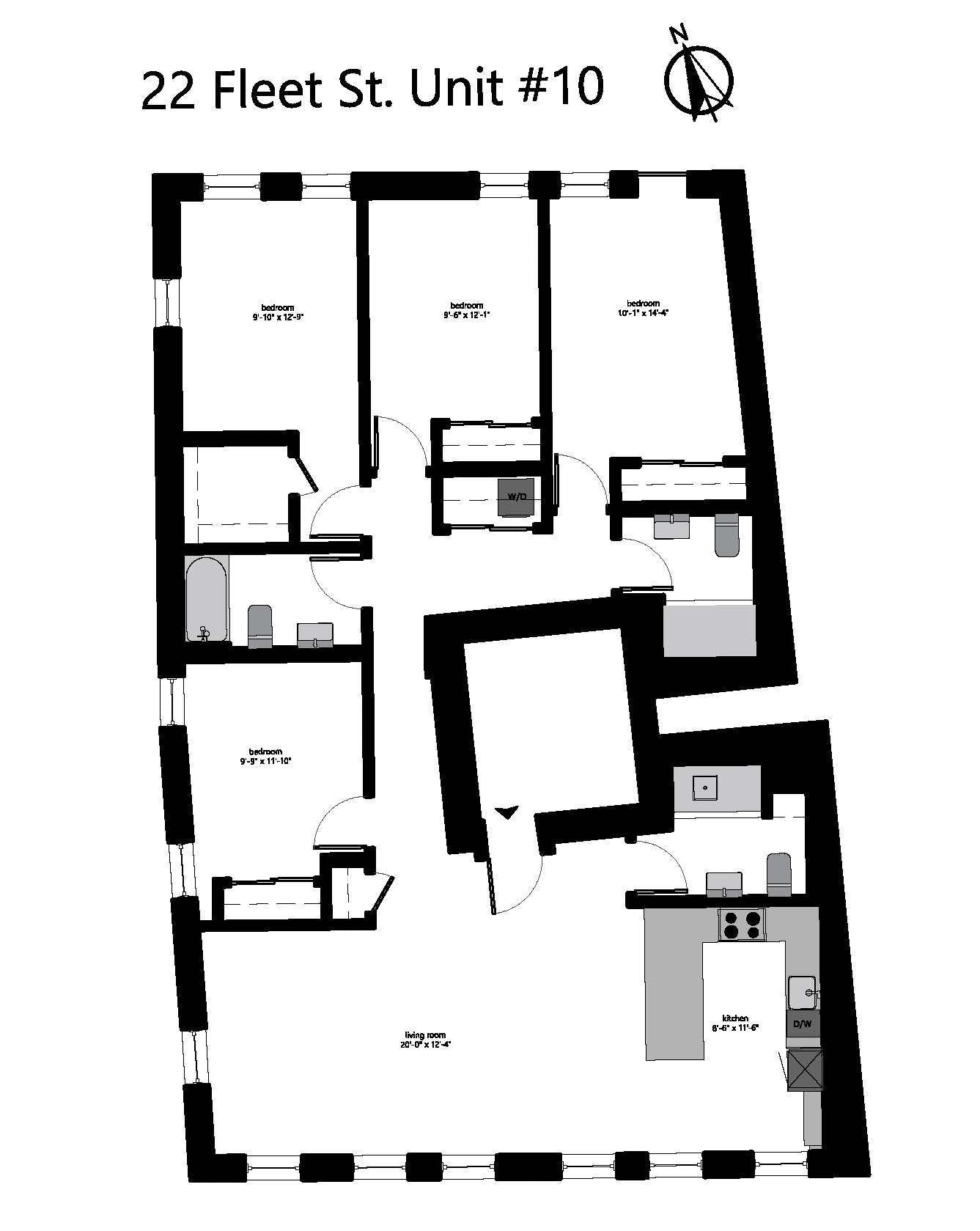 $6,900 / 4br - 1780ft2 - ➽Incredible North End 4 Bedroom 3 Bathroom Penthouse Available June! (North End)