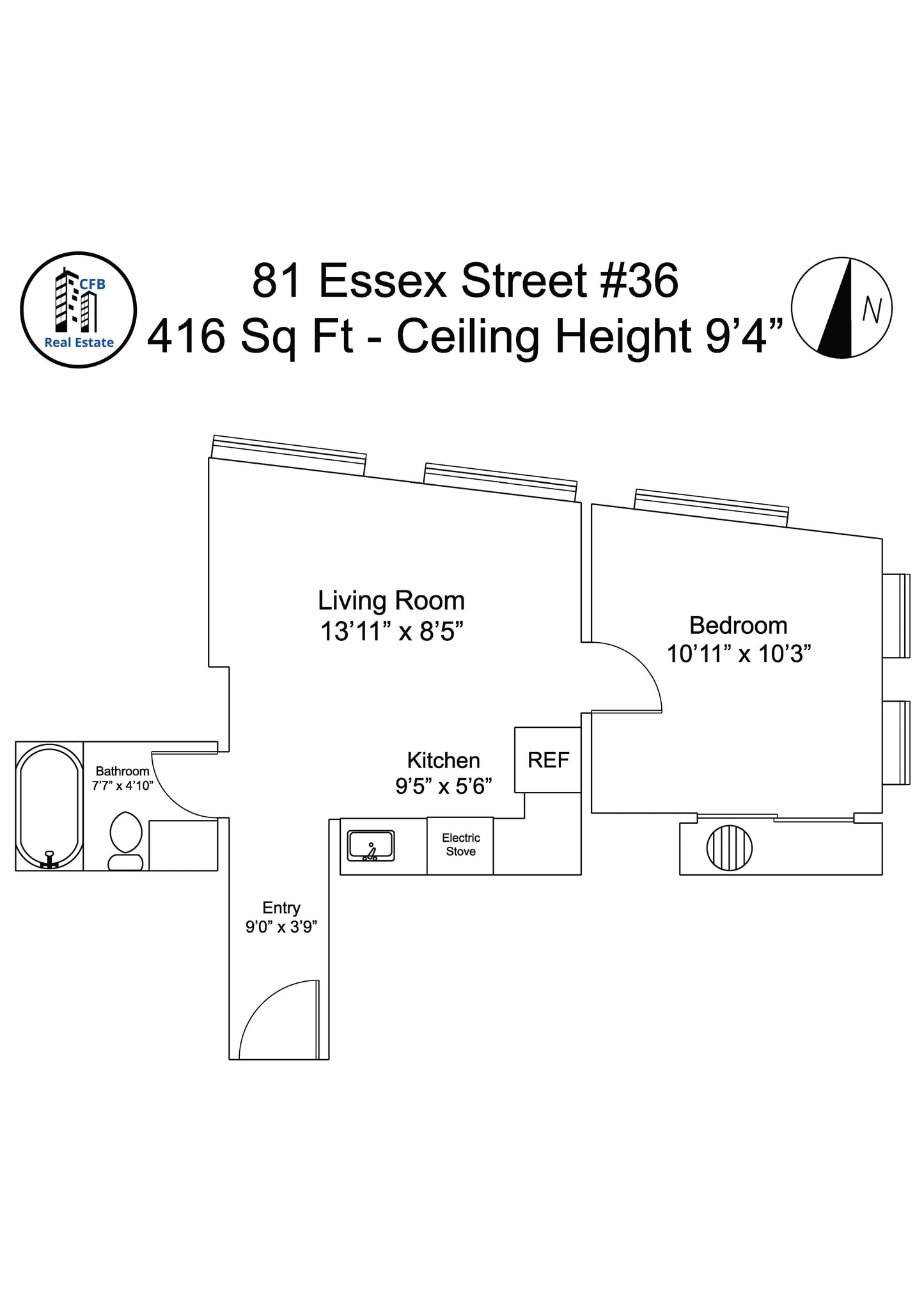 APPLICATION PENDING $2,600 / 1br - 416ft2 - ➽Beautiful Chinatown 1 Bedroom Available September! (Chinatown)