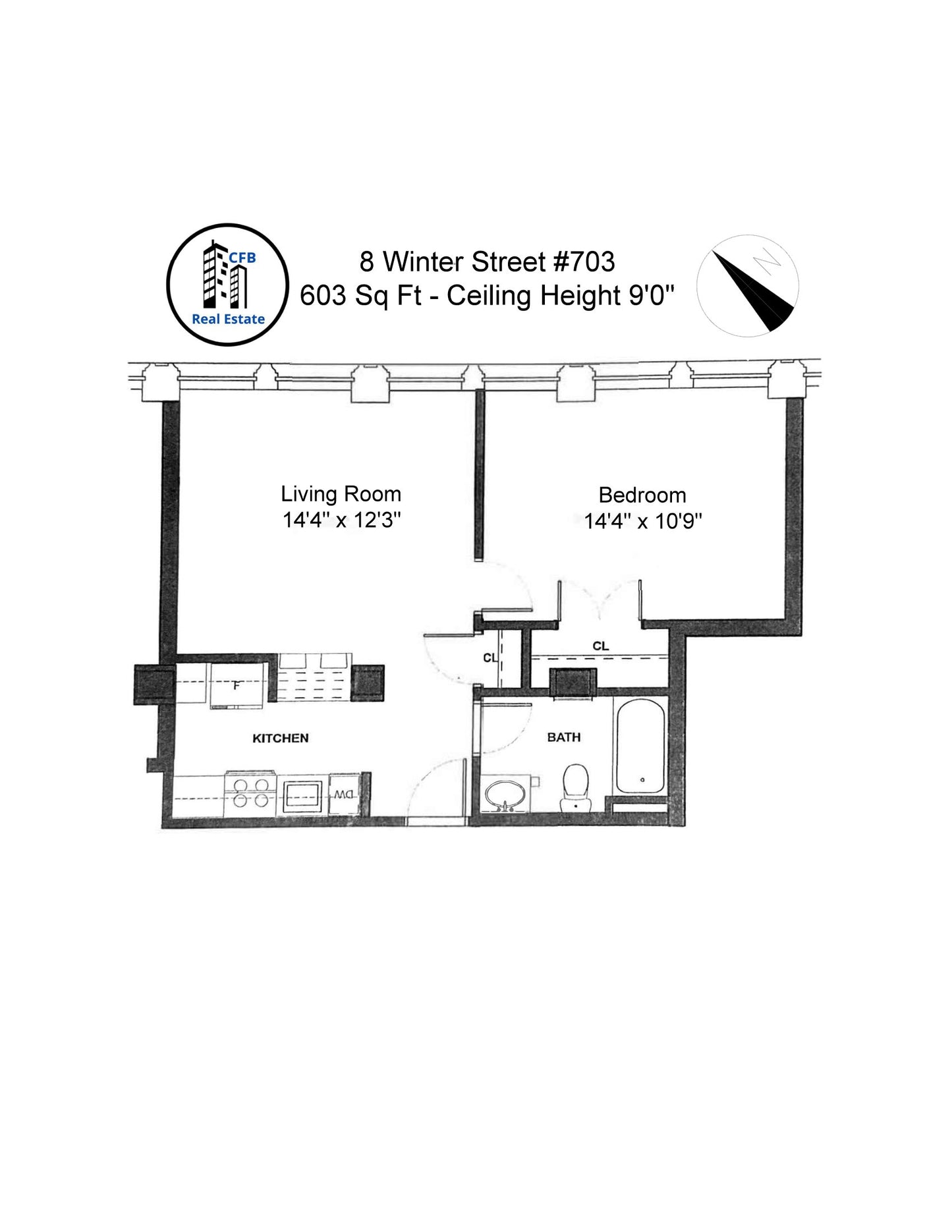 $3,200 / 1br - 603ft2 - ➽Charming Midtown 1 Bedroom Available August! (Midtown)